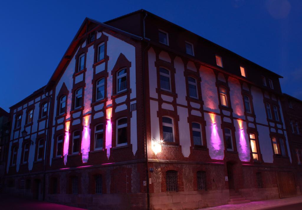 Zur Sonne "Gasthaus-Bar-Events" Poppenhausen Bagian luar foto